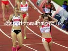Laura Weightman (England) celebrates finishing 2nd in the 1500 metres, 2014 Commonwealth Games, Glasgow. Photo: David T. Hewitson/Sports for All Pics